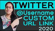How to Setup Twitter Custom URL - Custom Twitter Profile Creation