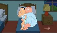 Peter and Quagmire "Sharing the night together" in bed