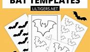 Free Printable Bat Templates and Cut Outs - Lil Tigers Lil Tigers