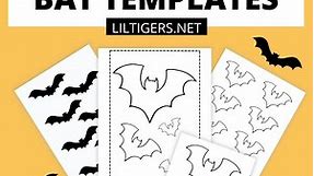 Free Printable Bat Templates and Cut Outs - Lil Tigers Lil Tigers