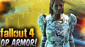 Fallout 4 BEST Strongest Legendary Armor For Automatron DLC - Take Barely Any damage From Robots!