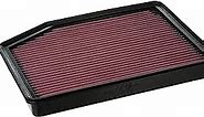 K&N Engine Air Filter: Increase Power & Towing, Washable, Premium, Replacement Air Filter: Compatible with 2018-2021 Jeep Wrangler JL and Gladiator, 33-5076