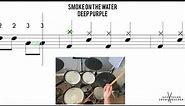 How to Play 🥁 Smoke On The Water Deep Purple