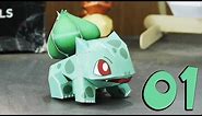 Pokemon - How to make papercraft Bulbasaur - part 1