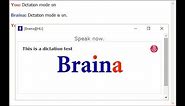 Braina Pro Speech Recognition Software for PC