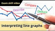 Exam skill video - Interpreting line graphs