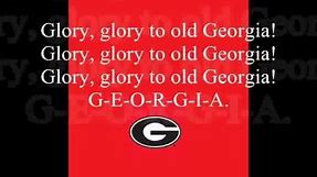 "Glory" Georgia Bulldogs Fight Song