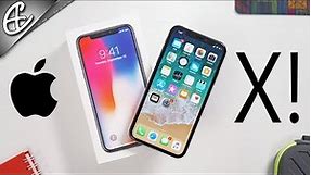 Apple iPhone X Unboxing & Hands On!