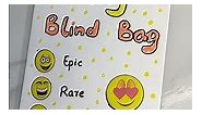 😍 cute emoji blind bag #asmr #blindbag #diy #papercraft #shorts #papersquishy #surprise