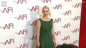 Stunning Emilia Clarke arrives at the AFI Awards Luncheon