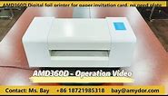 Amydor AMD360D A3 Digital gold foil printer, digital hot foil stamping machine, gold foil machine