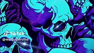 #wallpapersfhd #skull #4k60fps #dark #blue #2023tiktok #livewallpaper #screensaver #fondodepantalla #wallpapervideo #wallpaperanimado #fondoanimado