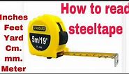 How to Read Steel Tape Measure/PAANO MAG BASA NG STEEL TAPE (6 basic ways to read steel tape)