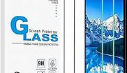 KATIN [2-Pack] Screen Protector For Samsung Galaxy A03s, Galaxy A03 Tempered Glass Anti Scratch, Bubble Free, 9H Hardness, Easy to Install, Case Friendly