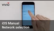 iOS Manual Network selection