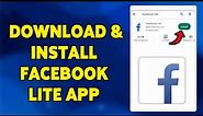 How To Download & Install Facebook Lite App 2023 | FB Lite Mobile App Download Guide