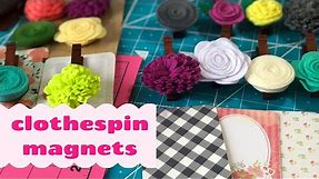 Craft Fair Idea #1: Clothespin Magnets 🌷✨| 2019
