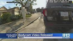 Bodycam footage released of Tracy police shooting