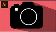 Learn How To Draw a Camera Icon in Adobe Illustrator