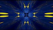 Blue And Yellow Animated Abstract Background Video HD