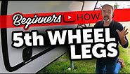 Beginners: How to Raise and Lower 5th Wheel Landing Legs