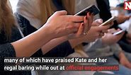Kate Middleton Faces Down Camera Flashes In Viral Video