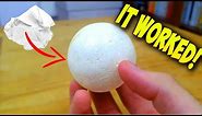 How to Make a POLISHED White PAPER BALL