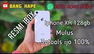 (sold) Resmi Ibox - Review Iphone XR 128gb di Tahun 2022 Bang Hape siap COD Tokopedia Shopee