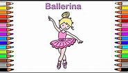 Ausmalbilder für Kinder 🎨 ​Malbuch für Kinder 👗​Malen für Kinder 🎀​​ Ausmalbilder 👗​​ Ballerina