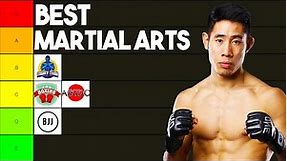 Best Martial Arts Ranked By PRO MMA Fighter