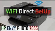 HP Envy Photo 7855 WiFi Direct SetUp, Review !!