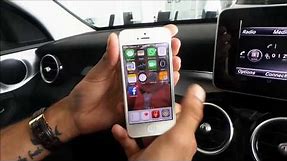 Enabling iPhone to display messages in your Mercedes