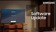 How to update the software on your TV | Samsung US