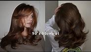 HOW TO DO THE PERFECT 90'S BLOWOUT LIKE A PRO