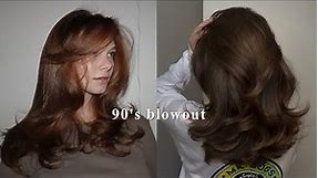 HOW TO DO THE PERFECT 90'S BLOWOUT LIKE A PRO