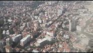 Approach and landing at Nis Airport (INI) over the city - Air Serbia ATR 72-600