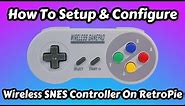 How To Setup & Configure A Wireless SNES Gamepad Controller On RetroPie - RetroPie Guy Tutorial