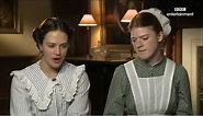 Jessica Brown Findlay and Rose Leslie Downton Abbey Interview
