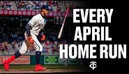 Every Twins HR in April! | 2023