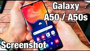 Galaxy A50 / A50s : How to Take a Screenshot (2 Ways)