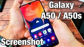 Galaxy A50 / A50s : How to Take a Screenshot (2 Ways)