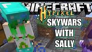 MINECRAFT LET'S PLAY HYPIXEL SKYWARS WITH SALLY | RADIOJH GAMES