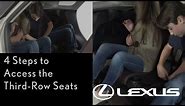 How-To Access the Third-Row Seats | Lexus RX L
