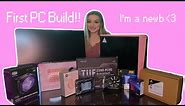 Building My First PC ($1500) Pink Gamer Girl Set Up!
