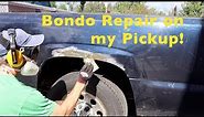 How I Repair the Rust Damage on the Fenders and Tailgate of My Pickup Truck #2.