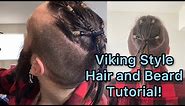 How to do the Viking Hair beads (Braid) and Beard | Tutorial | BeardedViking7
