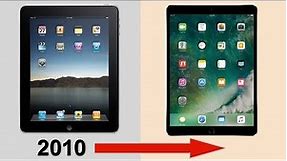 History of the iPad 2010-2017