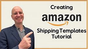 How to Create Amazon Shipping Templates Tutorial