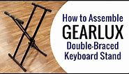 Gearlux Double-Braced Digital Piano Stand Assembly