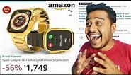 Ultra Smartwatch Gold adition Buying from Amazon: A Reality Check 😱 | U8+ Ultra Smartwatch